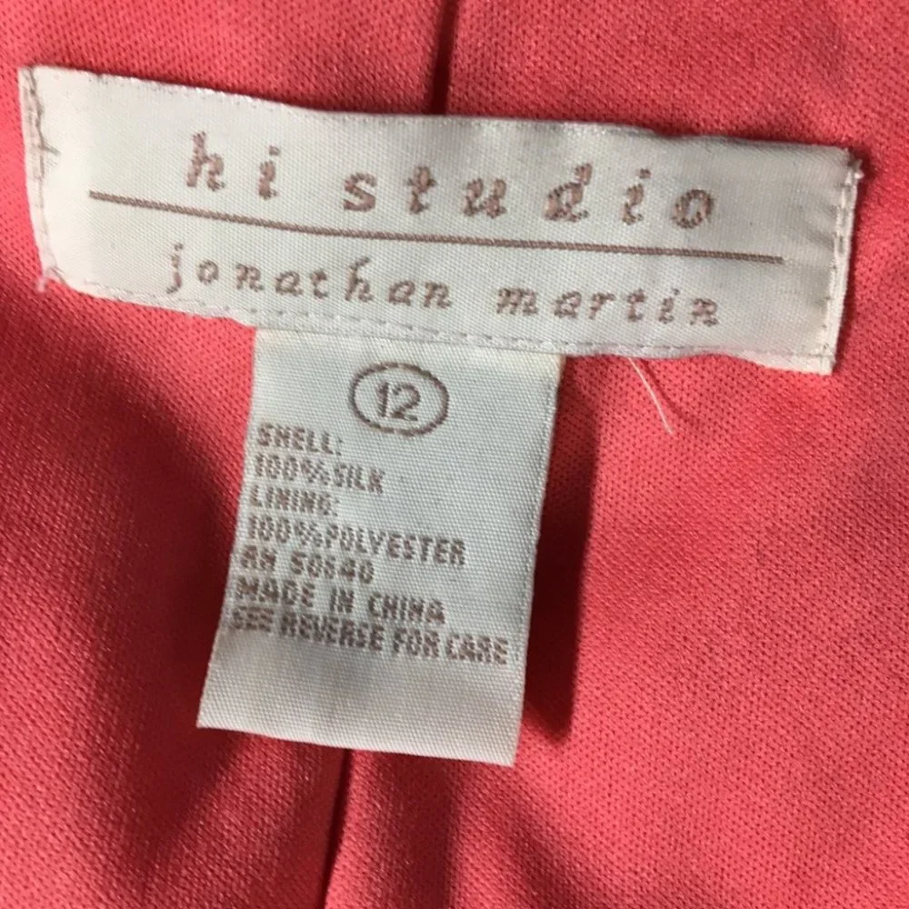 HI STUDIO Asymmetrical Ruffles Hem Dress (W1-180) ⁂ - Picture 10 of 10